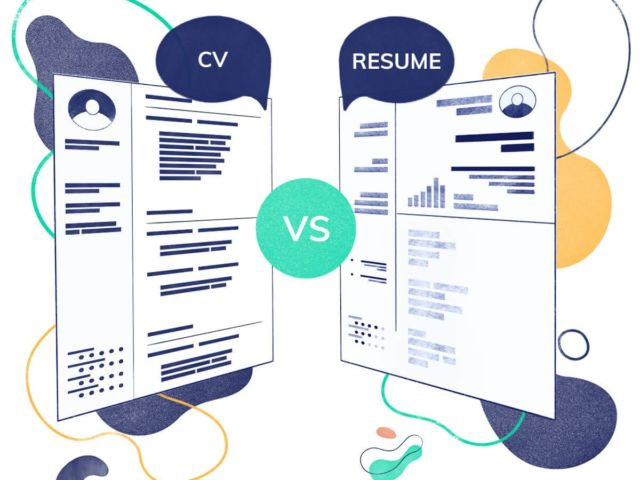 DIFFERENCE BETWEEN CV AND RESUME